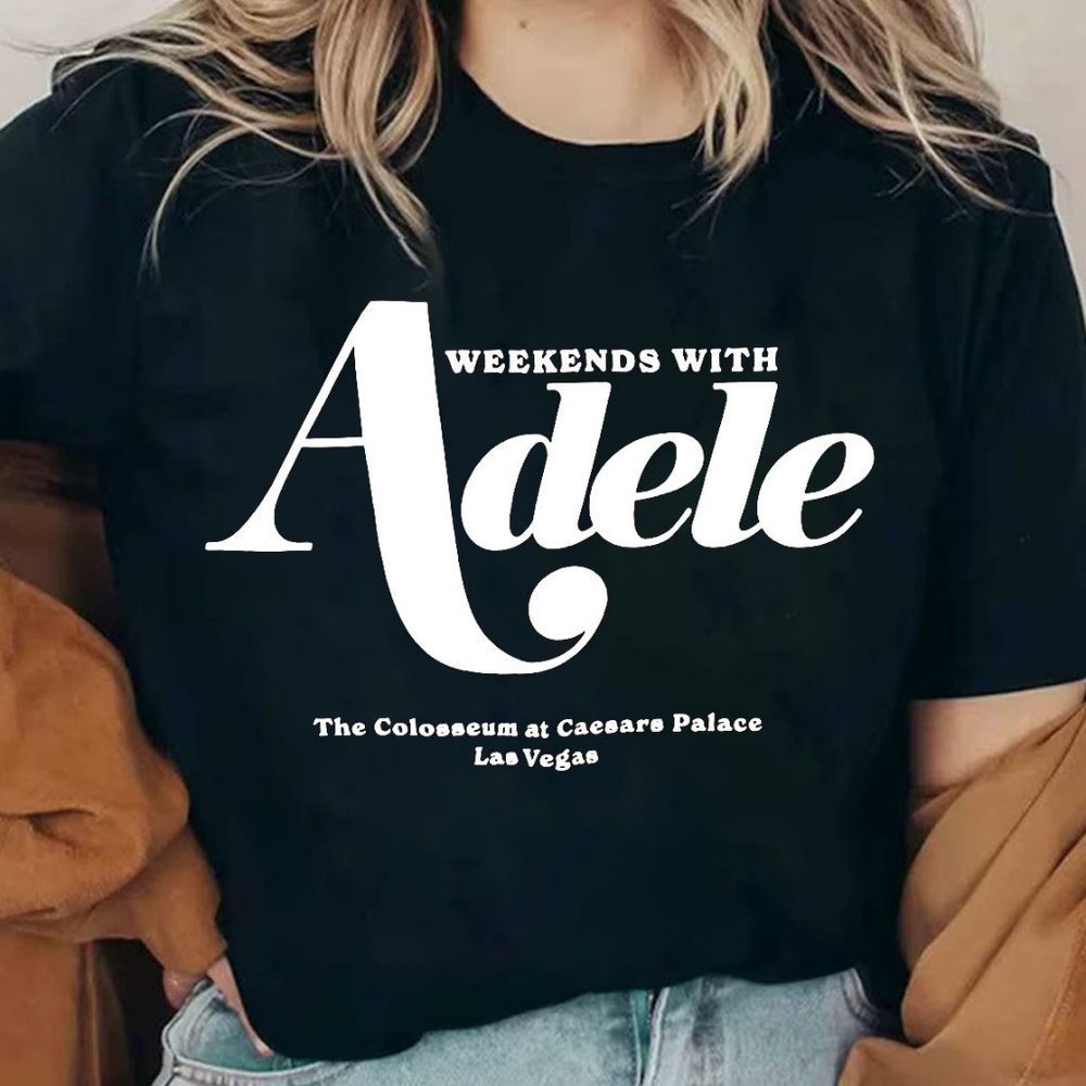 Weekends With Adele Unisex Tshirt Officially Licensed Residency In Las Vegas - Picture 1 of 4